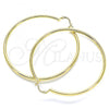 Oro Laminado Extra Large Hoop, Gold Filled Style Polished, Golden Finish, 5.134.016.70