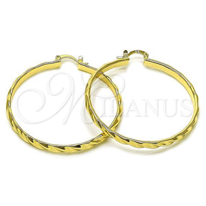Gold Filled Hoop Earrings — Large Hoop Polished 02. — main product view — SKU 157010 | Oro Laminado aretes de aro — Large Hoop pulido 02. — SKU 157010