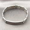 Stainless Steel Solid Bracelet, Polished, Steel Finish, 03.114.0219.09