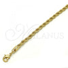 Oro Laminado Basic Anklet, Gold Filled Style Rope Design, Polished, Golden Finish, 5.222.034.10