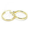 Oro Laminado Small Hoop, Gold Filled Style Polished, Golden Finish, 5.134.026.25
