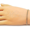 Oro Laminado Basic Bracelet, Gold Filled Style Polished, Golden Finish, 03.213.0297.07