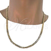 Oro Laminado Basic Necklace, Gold Filled Style Mariner Design, Polished, Golden Finish, 5.222.024.24