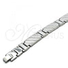 Stainless Steel Solid Bracelet, Polished, Steel Finish, 03.114.0330.08