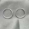 Sterling Silver Small Hoop, Polished, Silver Finish, 02.397.0037.25