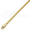 Gold Tone Basic Bracelet, Mariner Design, Polished, Golden Finish, 04.242.0031.09GT