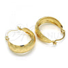 Oro Laminado Small Hoop, Gold Filled Style Polished, Golden Finish, 02.106.0014.20