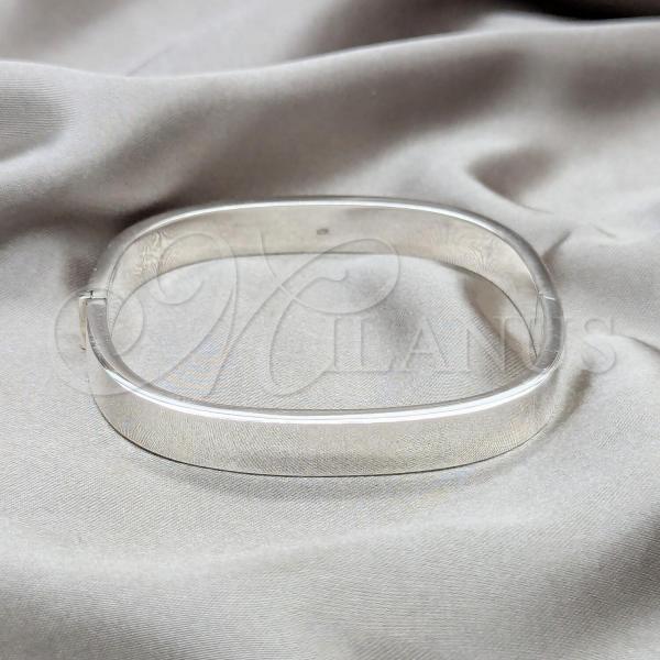 Sterling Silver Individual Bangle, Polished, Silver Finish, 07.409.0018.05