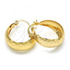 Oro Laminado Small Hoop, Gold Filled Style Polished, Golden Finish, 02.106.0008.20