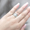 Stainless Steel Mens Ring, Dolphin Design, Blue Polished, Steel Finish, 01.63.0690.10