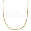 Oro Laminado Basic Necklace, Gold Filled Style Polished, Golden Finish, 04.213.0001.1.18