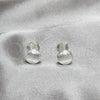 Sterling Silver Stud Earring, Polished, Silver Finish, 02.401.0111