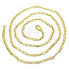 Oro Laminado Basic Necklace, Gold Filled Style Polished, Golden Finish, 04.213.0083.24