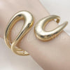 Oro Laminado Individual Bangle, Gold Filled Style Teardrop Design, Polished, Golden Finish, 07.422.0008.06