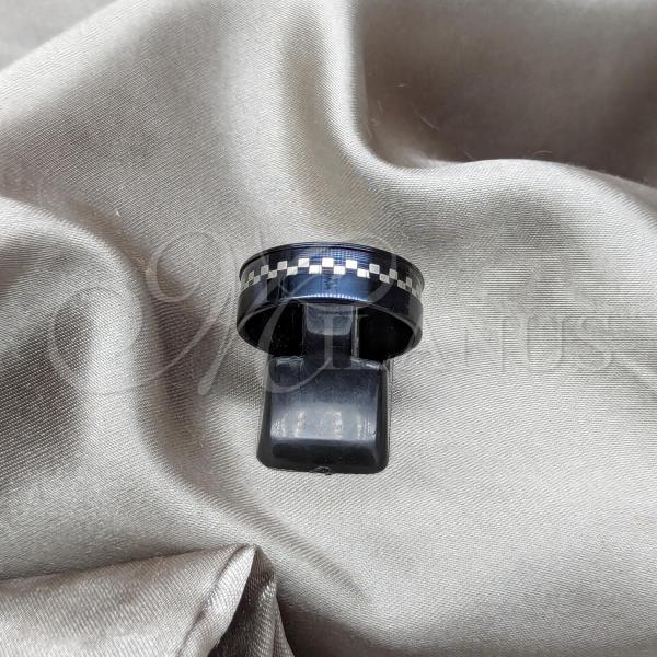 Stainless Steel Mens Ring, Polished, Steel Finish, 01.63.0623.08