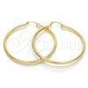 Oro Laminado Large Hoop, Gold Filled Style Polished, Golden Finish, 5.134.020.50