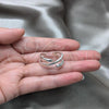 Sterling Silver Elegant Ring, Chunky and Teardrop Design, Polished, Silver Finish, 01.401.0002