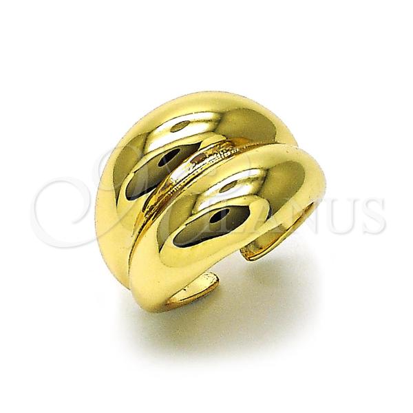 Oro Laminado Elegant Ring, Gold Filled Style Polished, Golden Finish, 01.283.0048