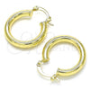 Oro Laminado Small Hoop, Gold Filled Style Polished, Golden Finish, 02.170.0235.20