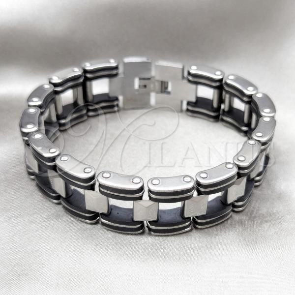 Stainless Steel Solid Bracelet, Polished, Steel Finish, 03.63.22967.08