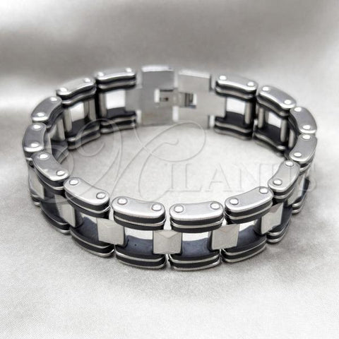 Stainless Steel Solid Bracelet, Polished, Steel Finish, 03.63.22967.08