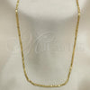 Oro Laminado Basic Necklace, Gold Filled Style Polished, Golden Finish, 04.213.0081.18
