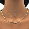 Oro Laminado Basic Necklace, Gold Filled Style Polished, Golden Finish, 04.213.0093.20