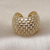 Oro Laminado Elegant Ring, Gold Filled Style Filigree Design, Polished, Golden Finish, 01.428.0007