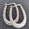 Sterling Silver Medium Hoop, Polished, Silver Finish, 02.393.0012.30