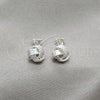 Sterling Silver Stud Earring, Love Knot Design, Polished, Silver Finish, 02.409.0024