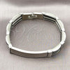 Stainless Steel Solid Bracelet, Polished, Steel Finish, 03.114.0395.1.08