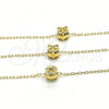 Oro Laminado Pendant Necklace, Gold Filled Style Owl Design, Polished, Golden Finish, 04.179.0005.16