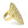 Oro Laminado Elegant Ring, Gold Filled Style Polished, Golden Finish, 01.118.0020.09 (Size 9)