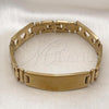 Stainless Steel Solid Bracelet, Polished, Golden Finish, 03.114.0236.2.08