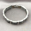 Stainless Steel Solid Bracelet, Polished, Steel Finish, 03.114.0395.09