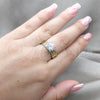 Stainless Steel Mens Ring, with White Cubic Zirconia, Polished, Steel Finish, 01.63.0593.09