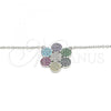 Sterling Silver Pendant Necklace, with Multicolor Cubic Zirconia, Polished, Rhodium Finish, 04.336.0223.16