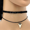 Oro Laminado Fancy Necklace, Gold Filled Style Choker Design, Polished, Golden Finish, 04.215.0016.12