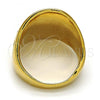 Oro Laminado Mens Ring, Gold Filled Style Polished, Golden Finish, 01.185.0009.11 (Size 11)