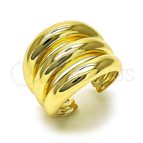 Oro Laminado Elegant Ring, Gold Filled Style Polished, Golden Finish, 01.213.0040