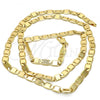 Oro Laminado Basic Necklace, Gold Filled Style Polished, Golden Finish, 04.63.1335.24
