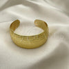 Oro Laminado Individual Bangle, Gold Filled Style Greek Key Design, Polished, Golden Finish, 5.229.013.3