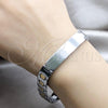 Stainless Steel Solid Bracelet, Polished, Two Tone, 03.63.22972.09