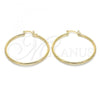 Oro Laminado Medium Hoop, Gold Filled Style Polished, Golden Finish, 5.134.009.35