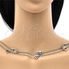 Stainless Steel Fancy Necklace, Polished, Steel Finish, 04.220.0002.34