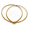 Stainless Steel Basic Necklace, Herringbone Design, Polished, Golden Finish, 04.265.0001.18