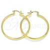 Oro Laminado Medium Hoop, Gold Filled Style Polished, Golden Finish, 5.134.010.30
