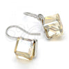 Rhodium Plated Dangle Earring, with Light Silk Swarovski Crystals, Polished, Rhodium Finish, 02.239.0002.4