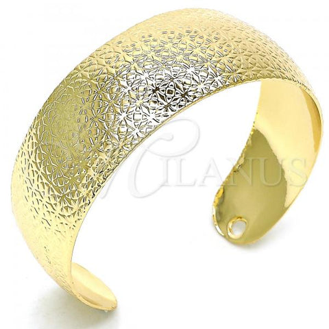 Oro Laminado Individual Bangle, Gold Filled Style Polished, Golden Finish, 07.329.0002 (17 MM Thickness, One size fits all)