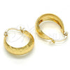 Oro Laminado Small Hoop, Gold Filled Style Polished, Golden Finish, 02.106.0008.20